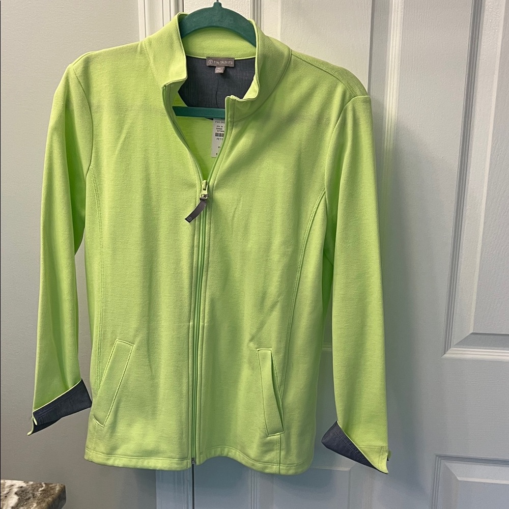 Women's Lime Green Jacket Talbots